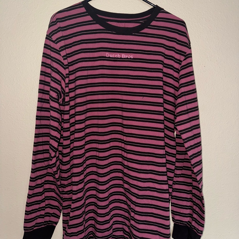 Striped Dutch Bros shirt
